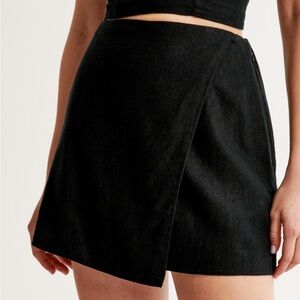 Abercrombie Black Mini Skort